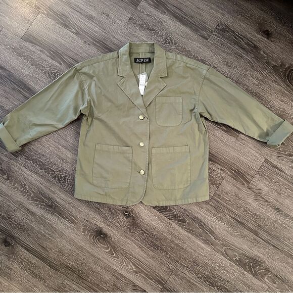 J. Crew Blazer-jacket in chino New - Picture 1 of 7